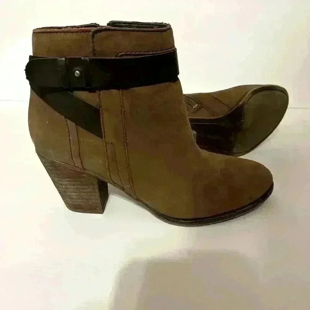 Franco Sarto Suede Booties Size 6.5 - Picture 2 of 8
